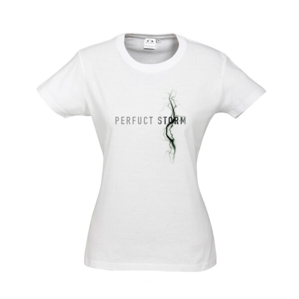 White Lightning design - Ladies Ice Tee Thumbnail