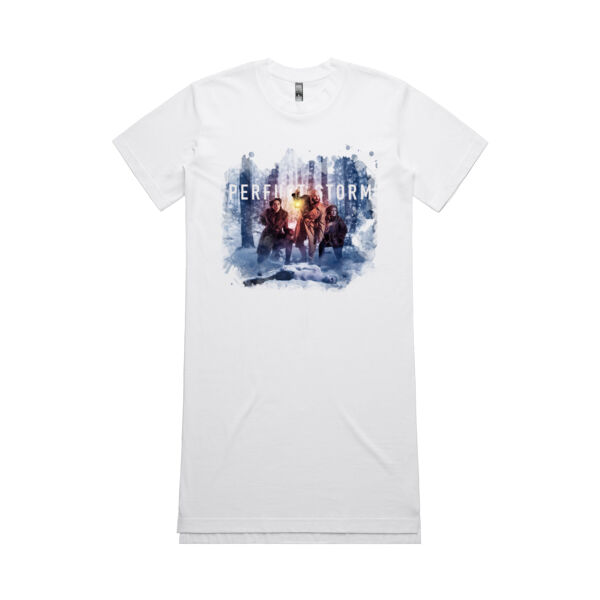 Winter Storm Design - Womens Oversized Dress Thumbnail