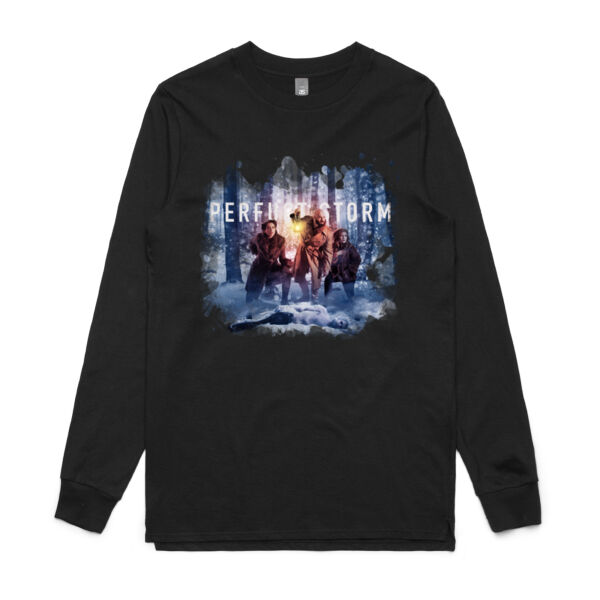 Winter Storm Design - Mens Base Longsleeve Tee Thumbnail