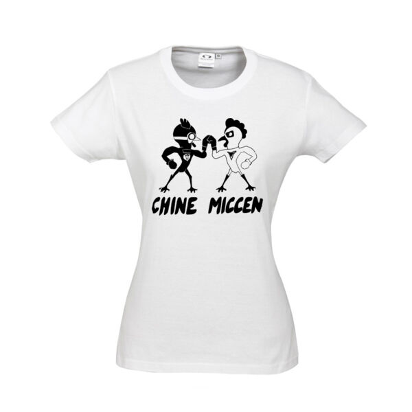 Mince Fist Vs. Chicken Fist - Ladies Ice Tee Thumbnail